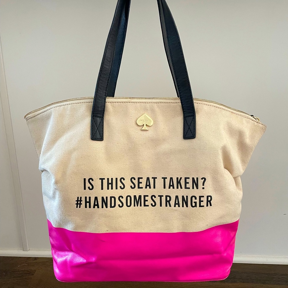 Kate spade canvas tote